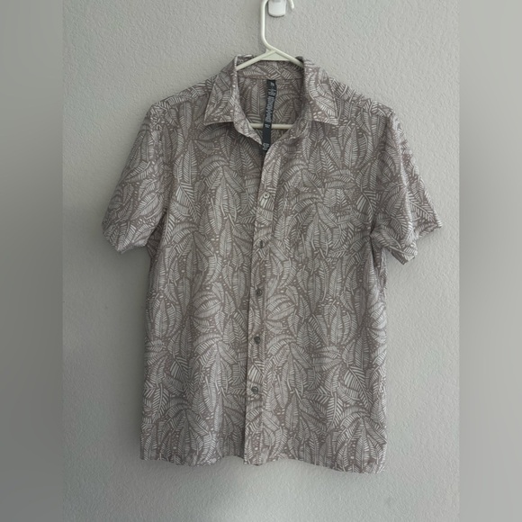 Vuori Bridge Brown Casual Button Down Shirt S - Picture 5 of 10